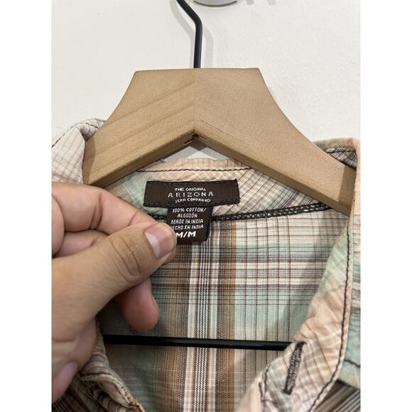 Plaid Embroidery Dragon Asian Pearl Snap M Cowboy Western Ranch Outdoor Rodeo - Picture 6 of 15